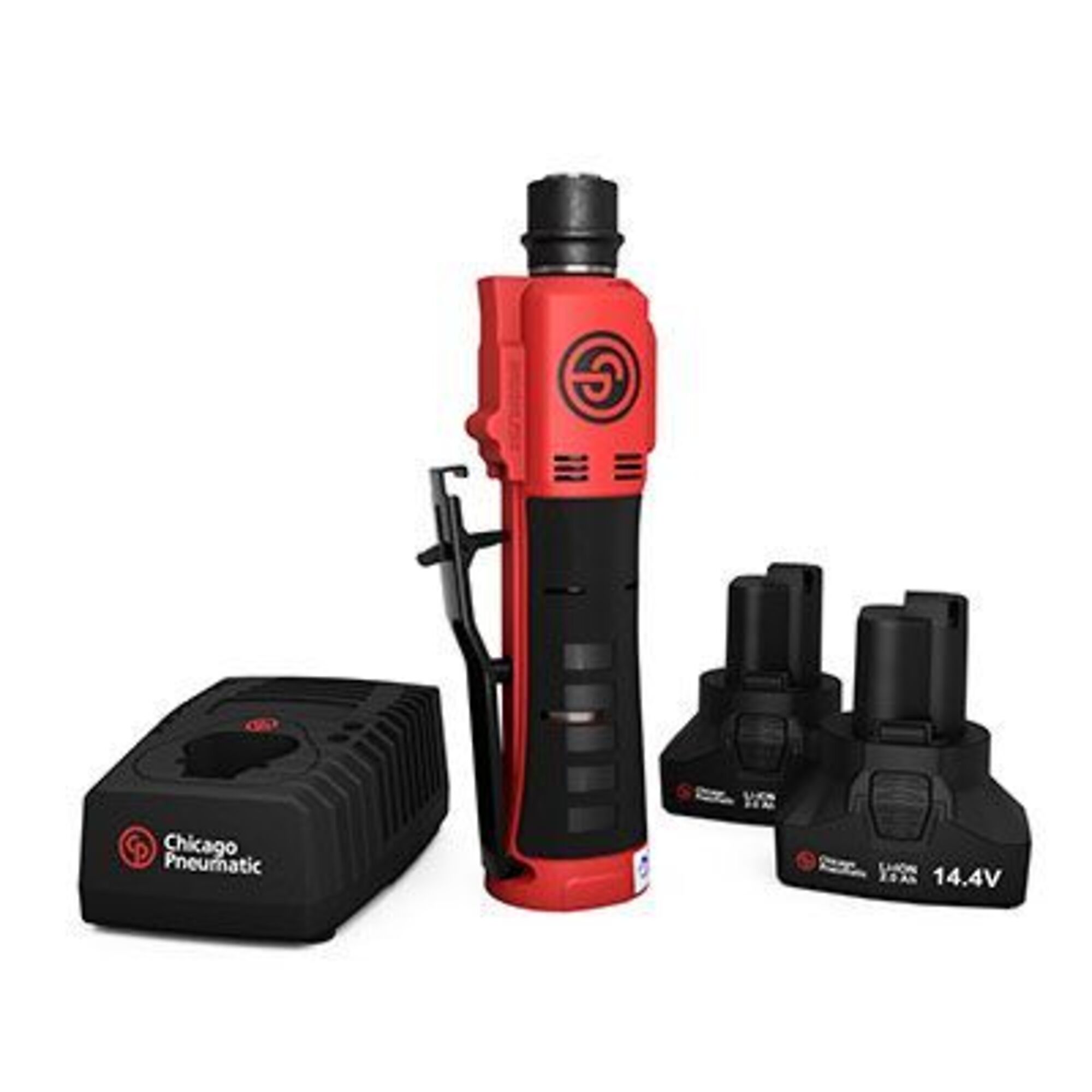 Kit - Cordless Tire Buffer, 7/16 Inch Hex Quick Change, 2-Speed, 14.4 V / 2.0 Ah, Li-ION, 2 Batteries + Charger, 200 W - 1200 / 2500 RPM Model# CP8323KNA